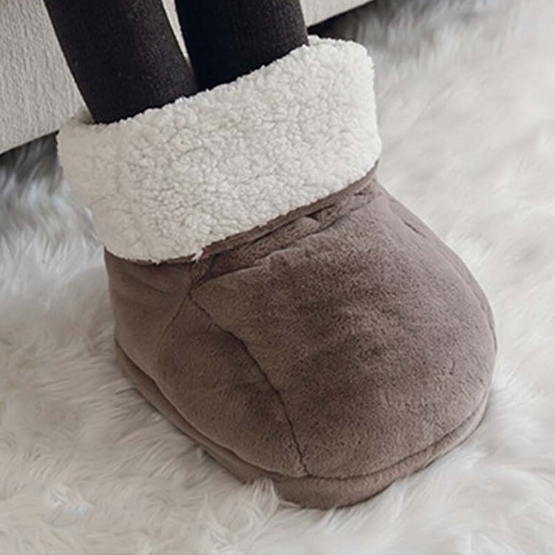 Scaldapiedi invernale lavabile scarpe peluche riscaldamento scaldapiedi elettrico