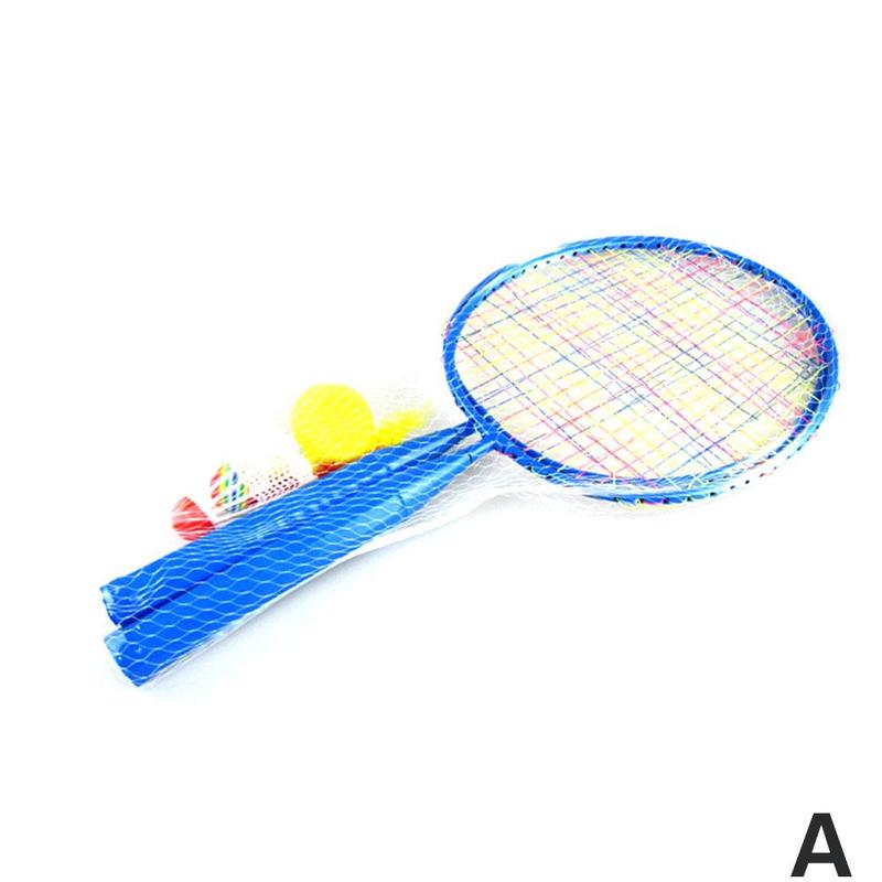 Badmintonracket met korte steel, kinderbadmintonracket, indoor badmintonset