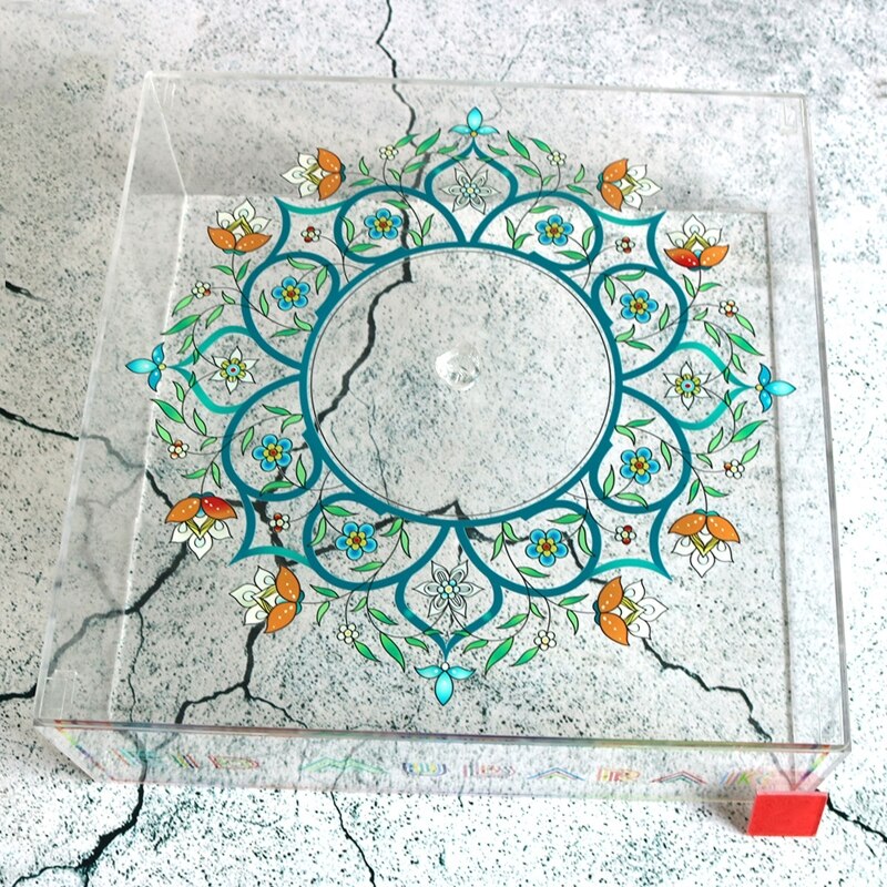 Acryl Hochzeitskartenbox 25x25x25cm - Mit Schloss Für Karten & Geldgeschenke