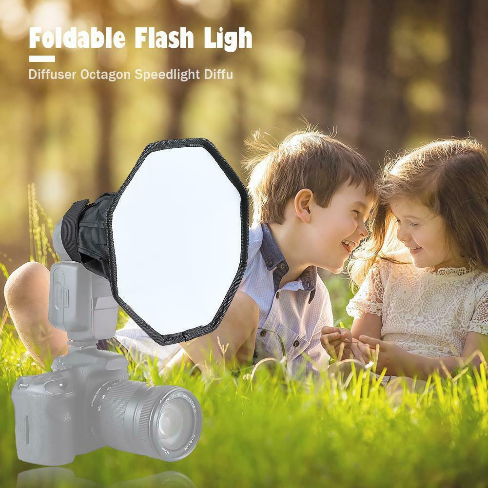 PULUZ Flash Diffuser, Light Softbox For Speedlight, 8" Octangle
