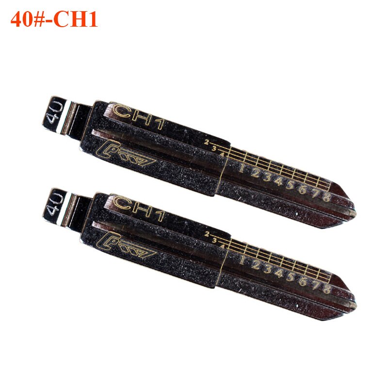 33# HYN15 38# HU101 39# DWO4R 40# CH1 50# HY15 HU87Car key blank with Engraved Line Folding key blank with tick marks