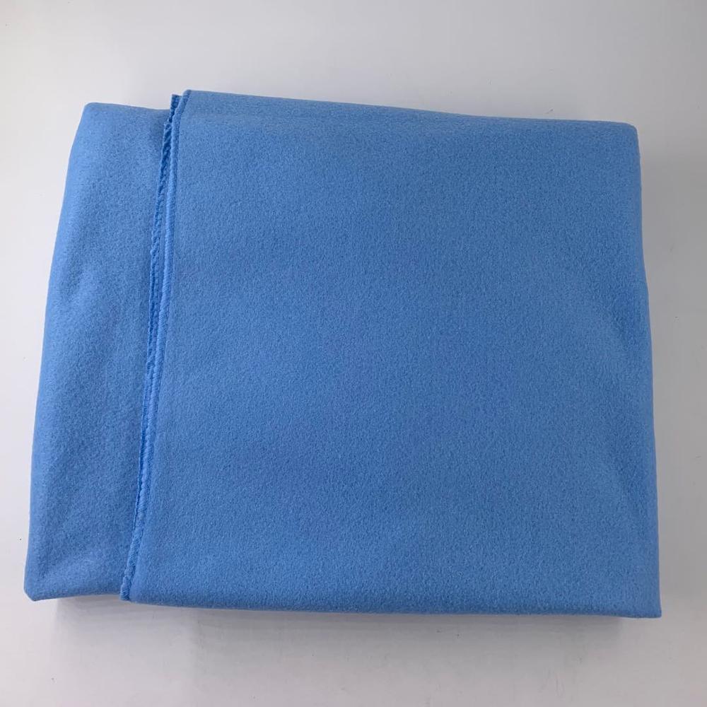 Goede polyester reis zachte warmhoud blauwe deken meubelstof