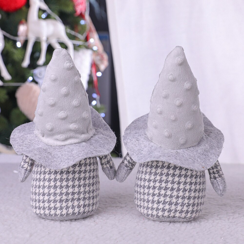 Christmas FairyToys with Hats Funny Cute Santa Decoration Ornaments Decorations for Home Christmas Pendants