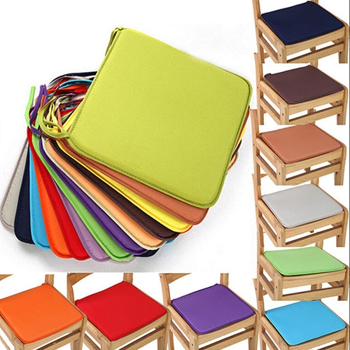 40*40cm supermyk pute til stolpute lenestol, antiskli sofa dekorativ setepute stol firkantet setepute