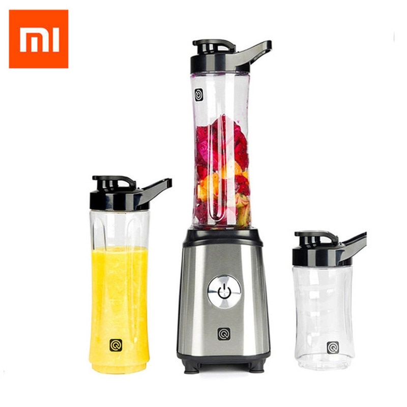 Exprimidor móvil Xiaomi Ocooker, máquina de cocina para frutas y verduras para bebés, interruptor de punto 304 de acero inoxidable, máquina para sopa de 8 segundos