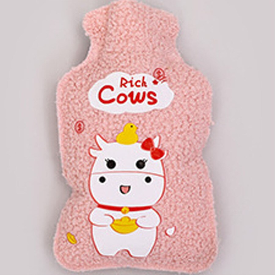 Cartoon plush bear water injection warm water bag portable compress warm hand treasure water bagA808: style 4
