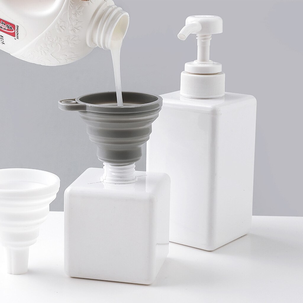 Cocina Mini embudo plegable de silicona embudo plegable tolva cocina Cozinha accesorios de utensilios para cocina Gadget de cocina