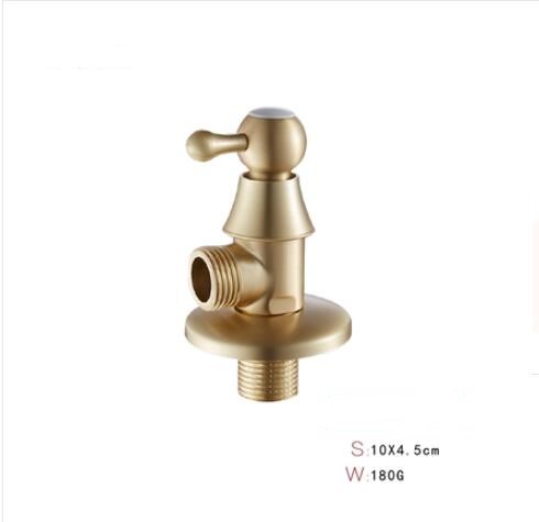 Total brass Bush Gold Finished washing machine faucet bibcocks faucet tap garden outdoor mixer: Purple