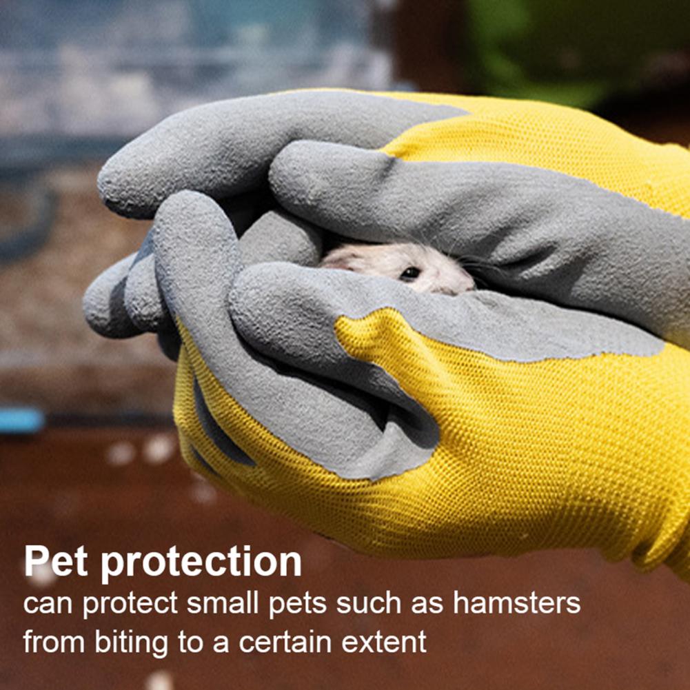 Gants de jardinage à motif de dessin animé pour enfants, gants de travail en caoutchouc coordonnants, coupe d'épine et de crevaison, degré d'usure, 1 paire