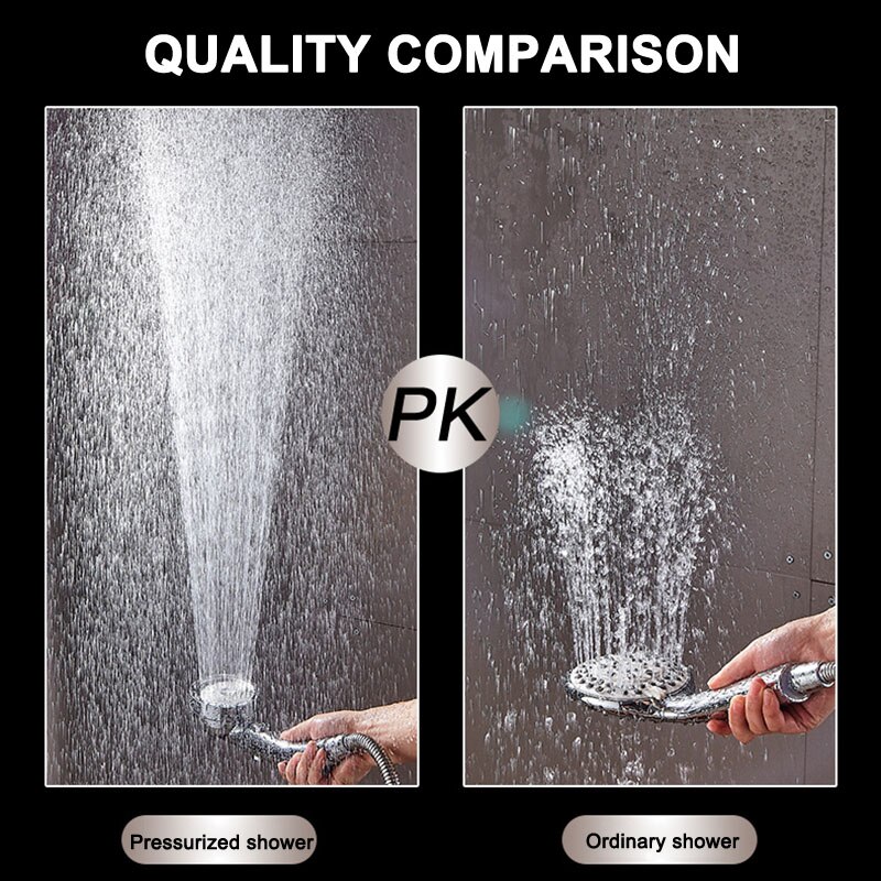 Shower Head Shower Head Accessories High Pressure Air-injection Rainfall Adjustable Showerheads @LS