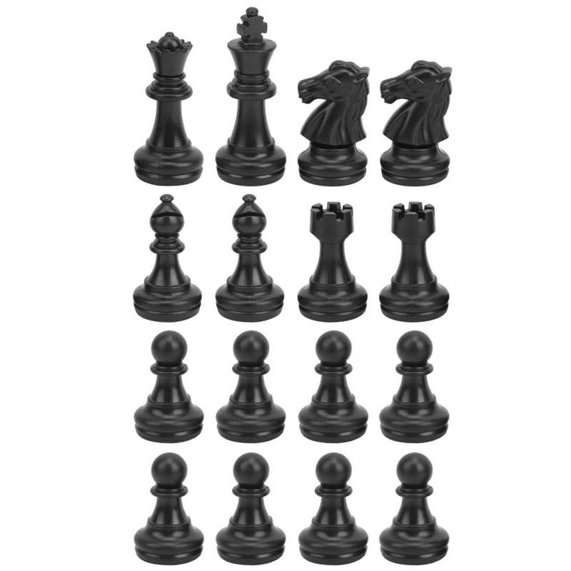 2 Sets Plastic Chess Pieces Magnetic Chess Pieces Chess Party Activity Games Entertainment Accessory