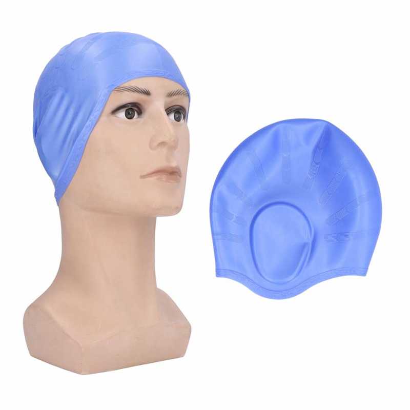 Swimming Hat Blue Swimming Hat Blue Color for Swimming Pools for Diving