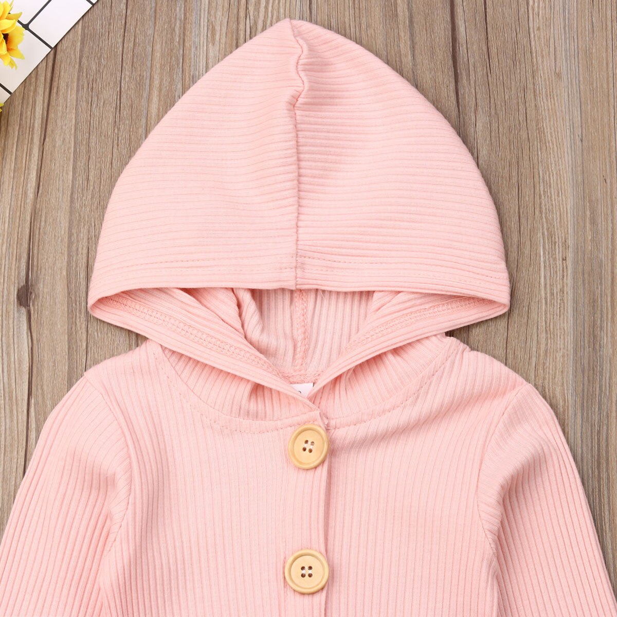 Baby Romper Peuter Baby Meisje Jongen Kids Gebreide Katoen Hooded Lange Mouwen Romper Jumpsuit Kleding Tops