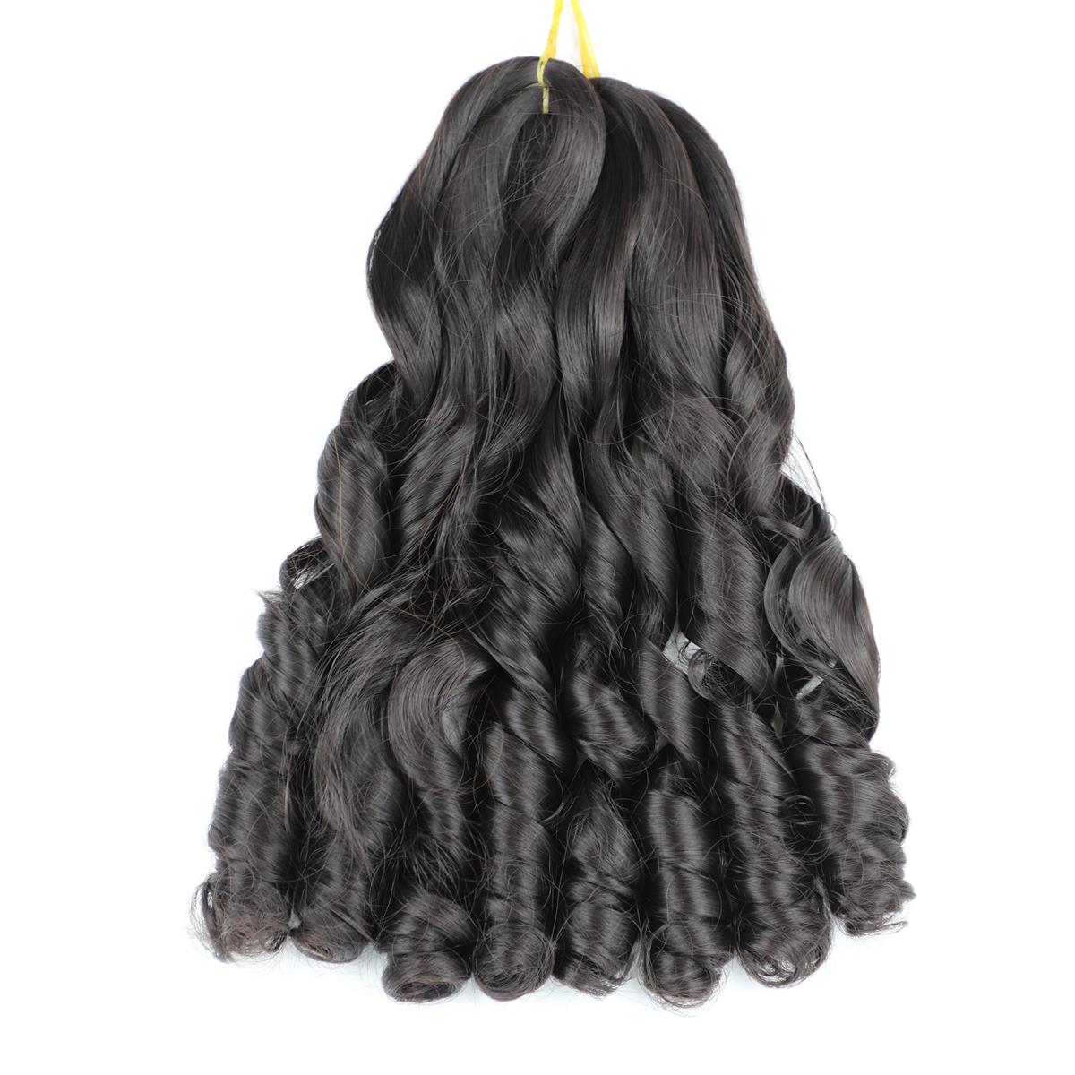 Svolna-extensiones de cabello sintético para mujer, trenzas de ganchillo de onda suelta de 20 pulgadas, natural, Ombre trenzado, 150 g/paquete
