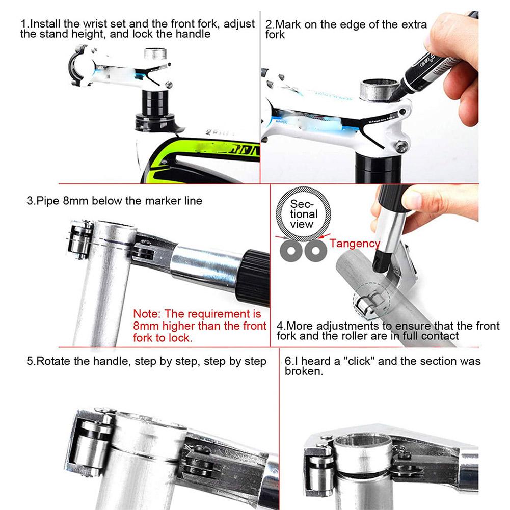 Mountain Bike Tubing Cutter 1/4 To 1-5/8 Inch With Extra Blade Reamer For Pipe Copper PVC Thin Stainless Steel Tube