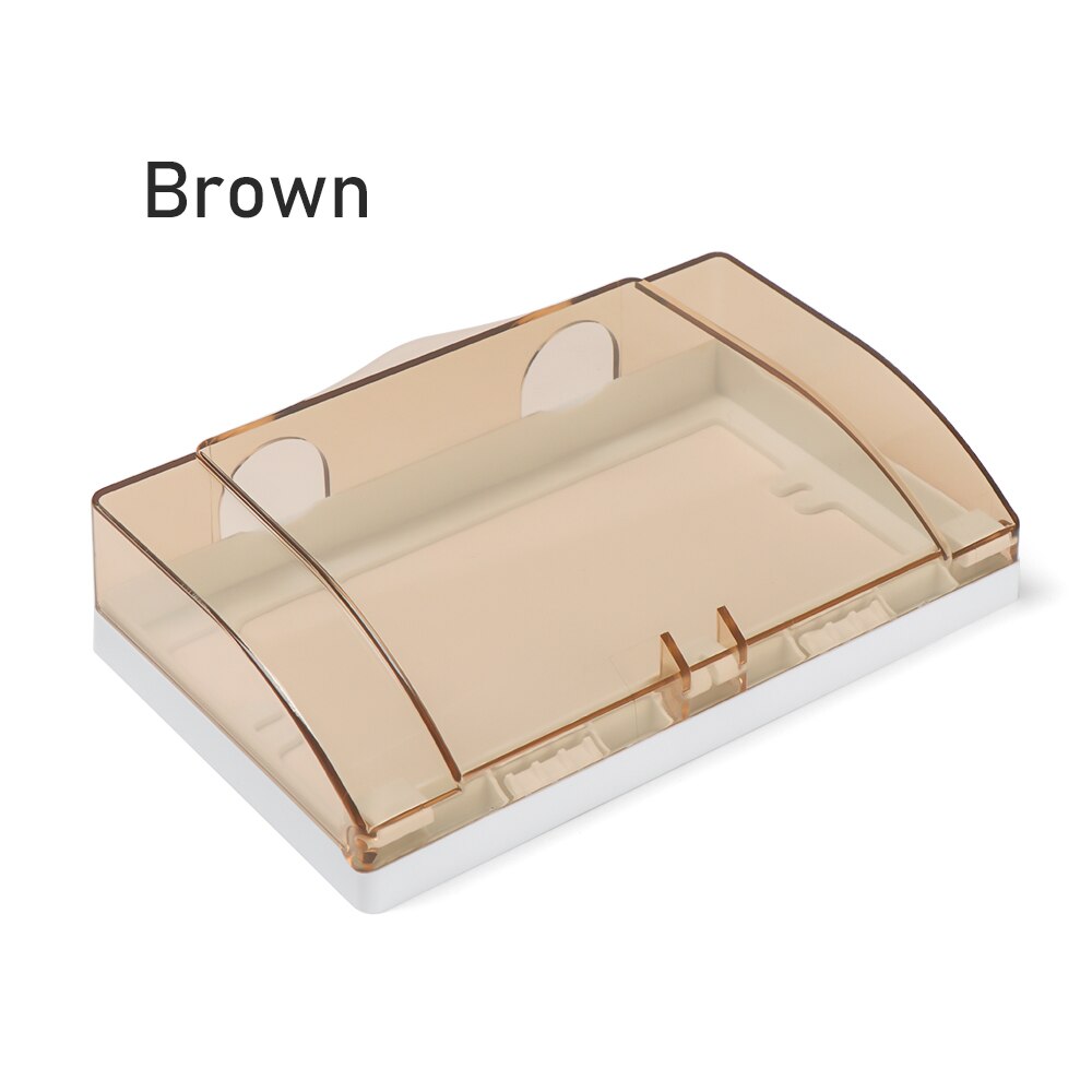 1PC 86 Typ Ochse Nagel-freies Kleber Einfügen Einfache Installation Wasserdichte Kasten Steckdose Wasserdichte Kasten Gremium Tafel schalter Schutz: Braun