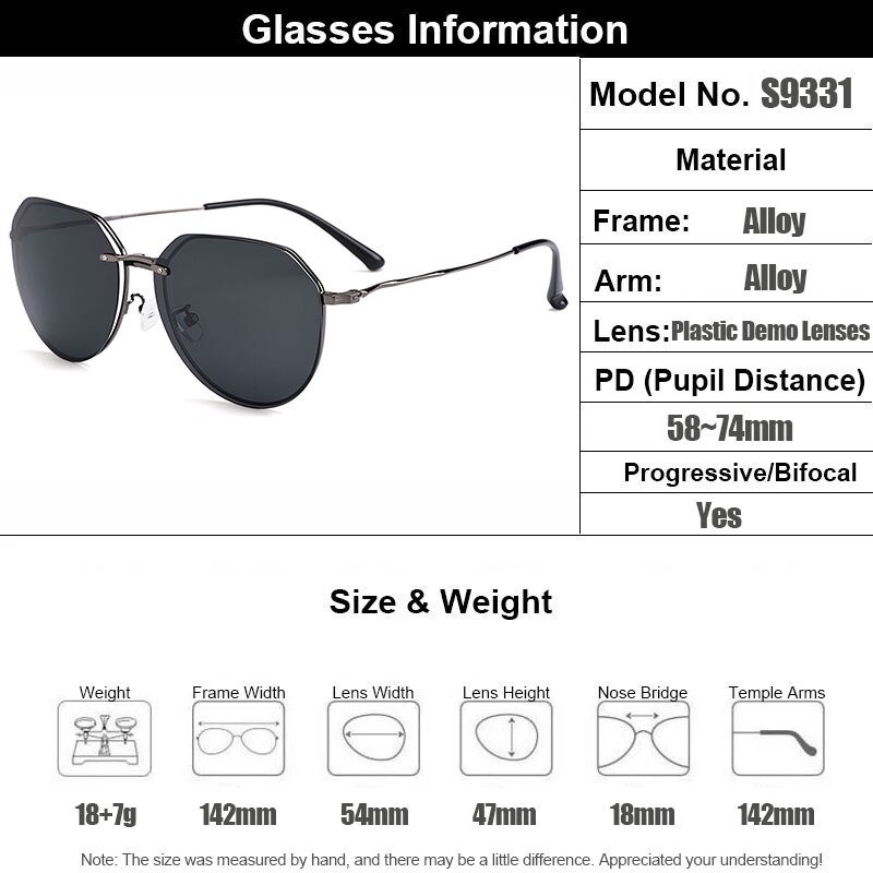 Gepolariseerde clip-on zonnebril voor dames, vierkant, ultralicht, titaniumlegering, zonnebril, montuur, heren, optische bril  s9331