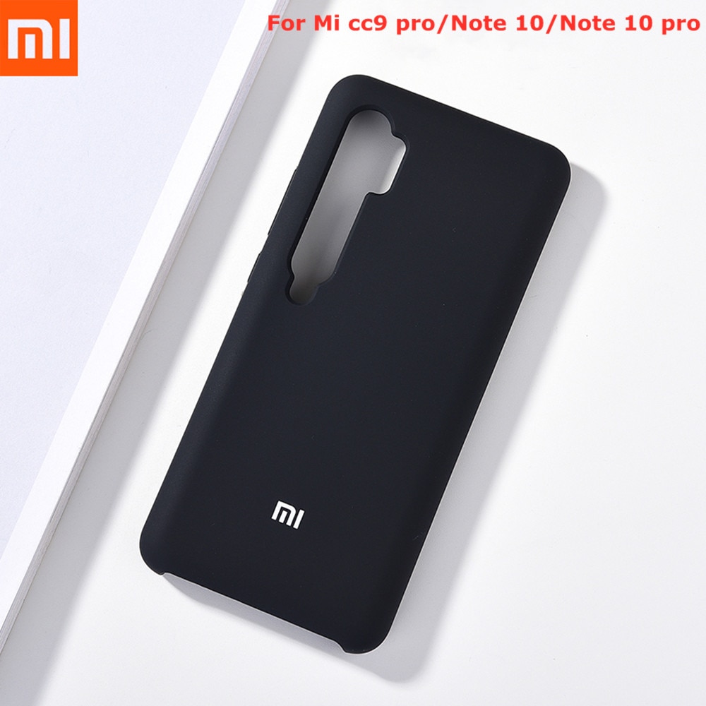 Ufficiale Xiaomi Mi Nota 10/CC9 pro cassa del telefono di alta qualità di silicone liquido di trasporto completa proteggere della copertura posteriore per Mi cc9pro Nota10 pro