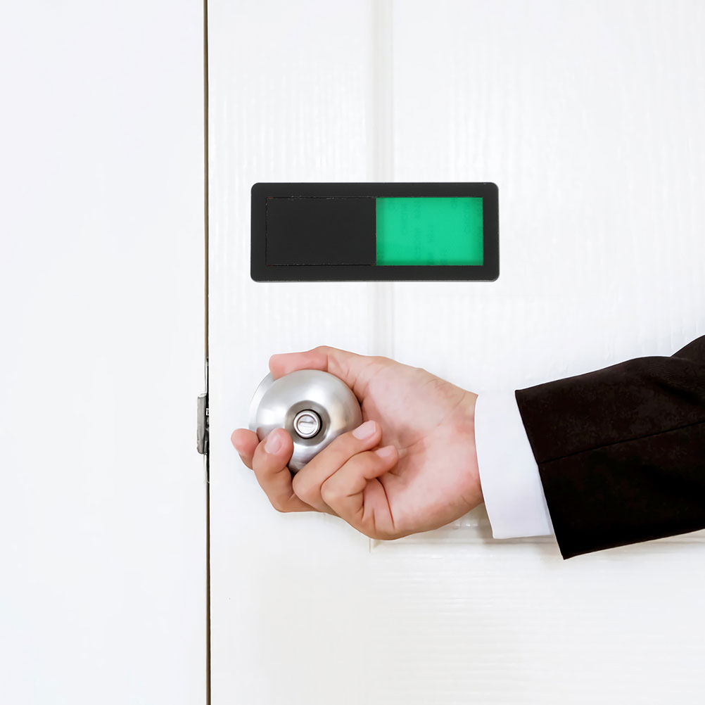 2pcs Toilet Not Disturb Sign Restroom Privacy Sign Restroom Vacant Occupied Signboard Sign Door Privacy Open Signs Business Room