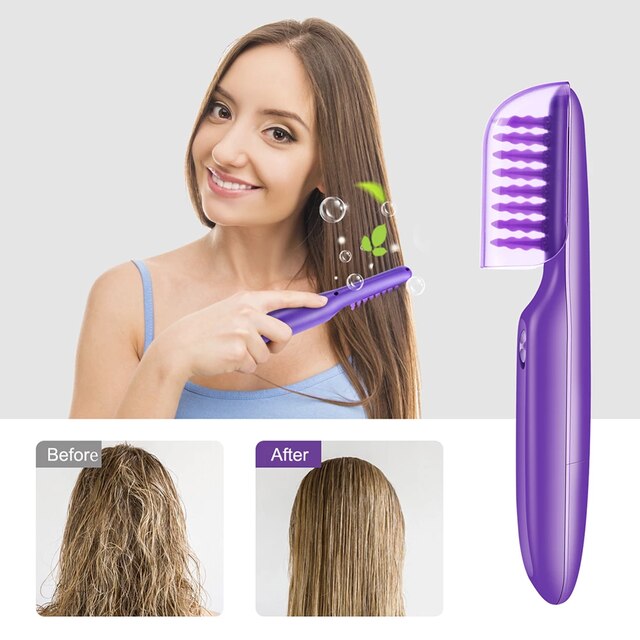 Electric Detangling Hair Brush Comb Smooth Out Detangling Massage Comb Electric Automatic Solve Tangled Hair Brush For Women: Default Title