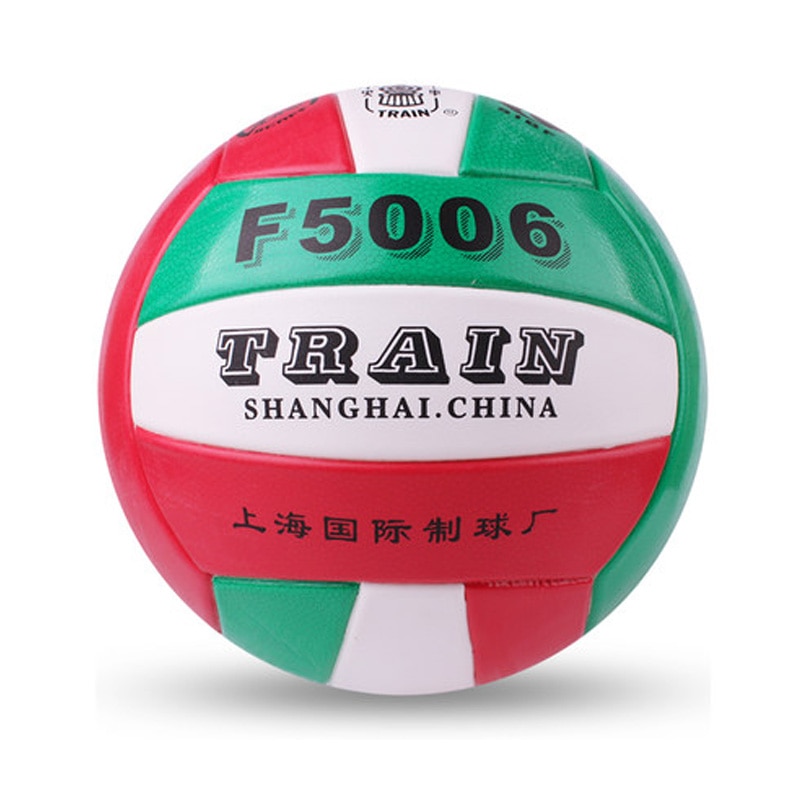 TREIN F5006 Professionele PU Leer Volleybal Soft Touch Volleybal Maat #5 Wedstrijd Bal Voor Training Concurrentie