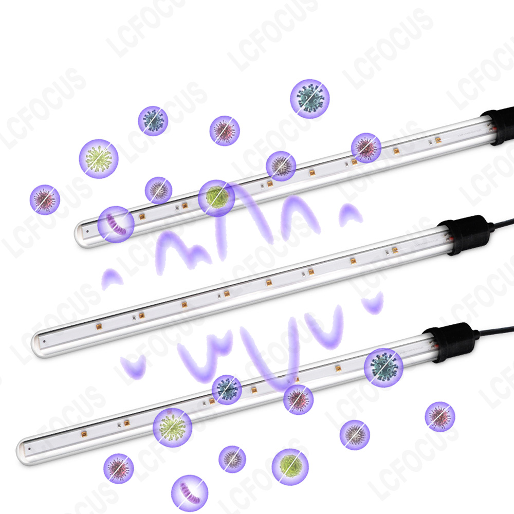 T6 4W 6W 8W 10W LED UV lamp 270nm 280nm UVC IP68 waterdichte lamp 12V 24V voor water lucht sterilisatie zuivering desinfectie