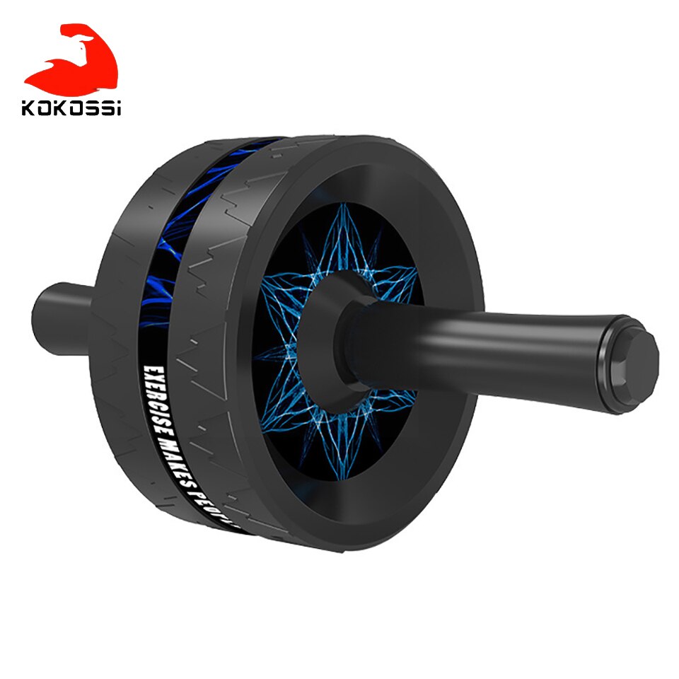 KoKossi Abdominal Wheel Training Abdominal Arm Muscles Home Gym Exercise Body Building Fitness Equipment AB Roller With Mat: Auburn