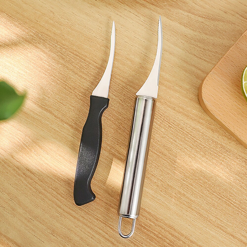 Roestvrijstalen Garnalen Lijn Cleaner Gaan Garnalen Draad Mes Cleaning Garnalen Darmen Snijden Mes Open Garnalen Terug Keuken Tool