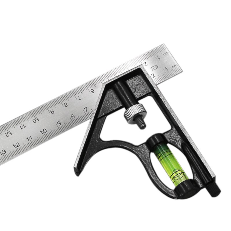 300MM Adjustable Engineers Combination Try Square Set Right Angle Ruler