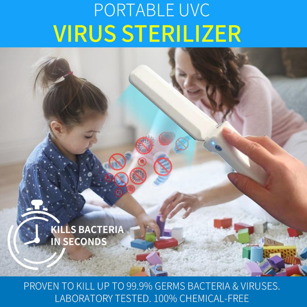 Disinfection folding UV Lamp Home Living Room LED Ultraviolet Sterilization Germicidal Bacterial Disinfect Virus Lights