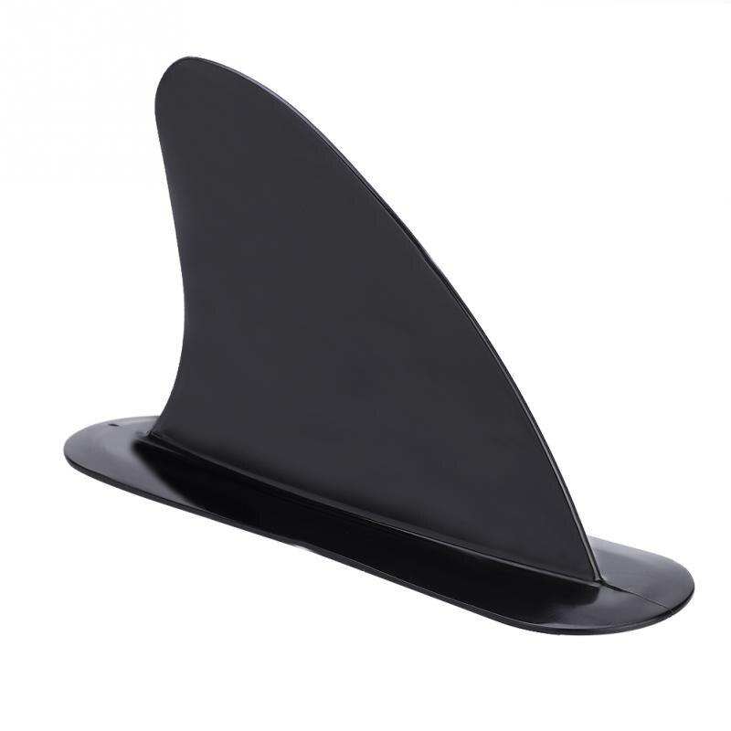 Durable Black PVC Surf Fin Stablizer Stand Up Paddle Surfboard Side Fins Integral Fins for Kayaks Canoes Rowing Boats