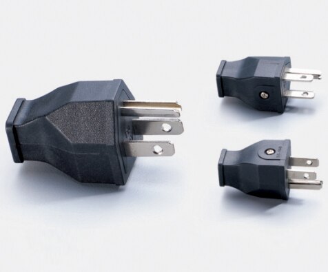 US AC Power Industrial Plug 15A 125V Male and Female Removable Wiring Plug Socket Convertor: male