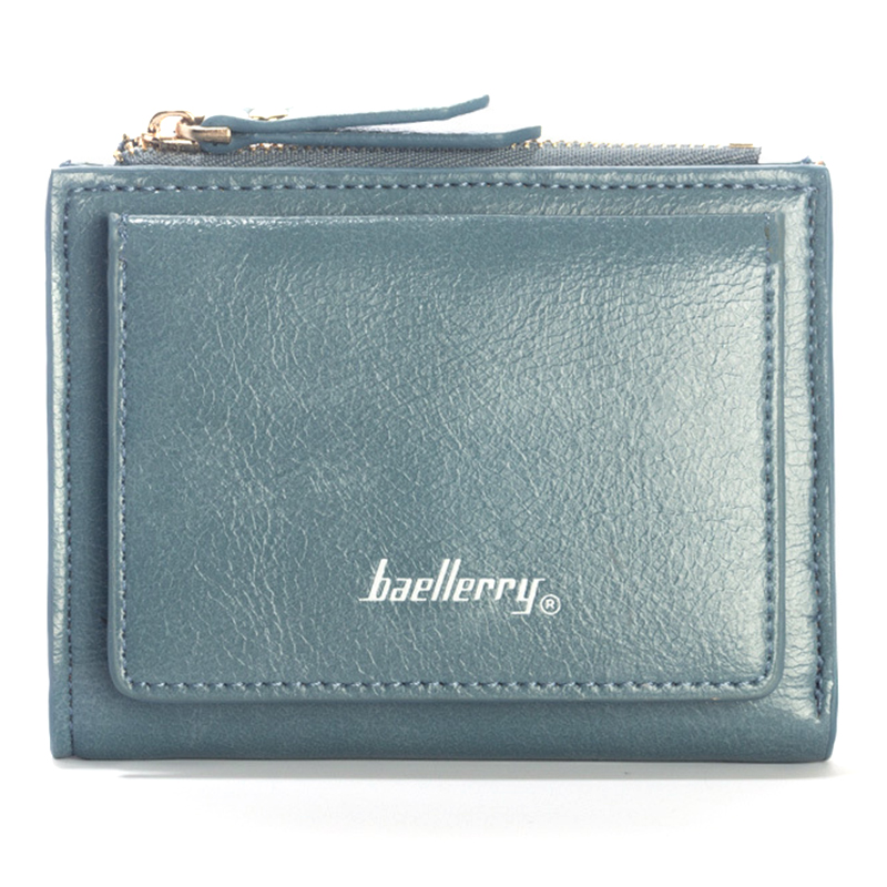 Mode Vrouwen Portemonnee Korte Portefeuilles Voor Vrouwen Portemonnee Rits Clutch Portemonnee Dames Kaarthouder Luxe Kleine Clutch tas: Blauw