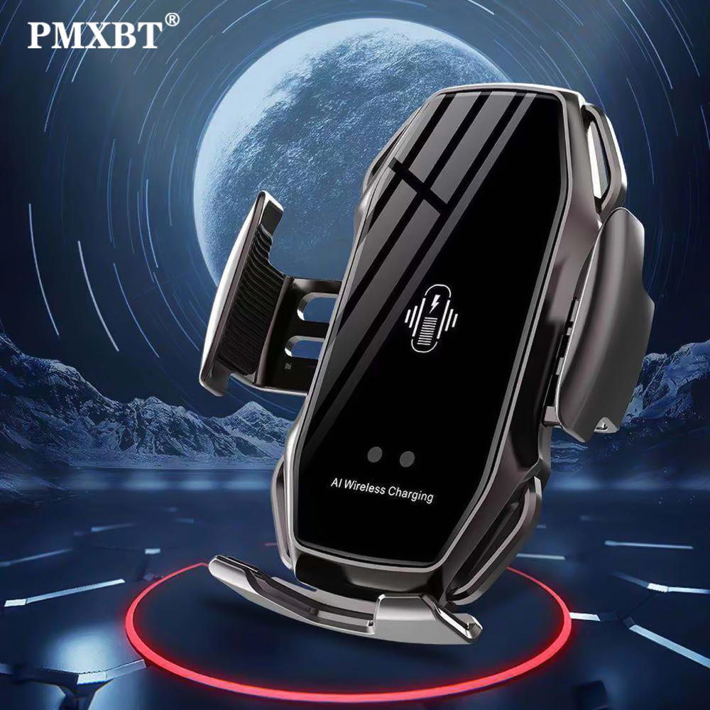 Automatic Clamping 10W Qi Wireless Car Charger for Samsung S20 S10 Wireless Inductive Charging For iPhone 11 XR Xs Holder in Car