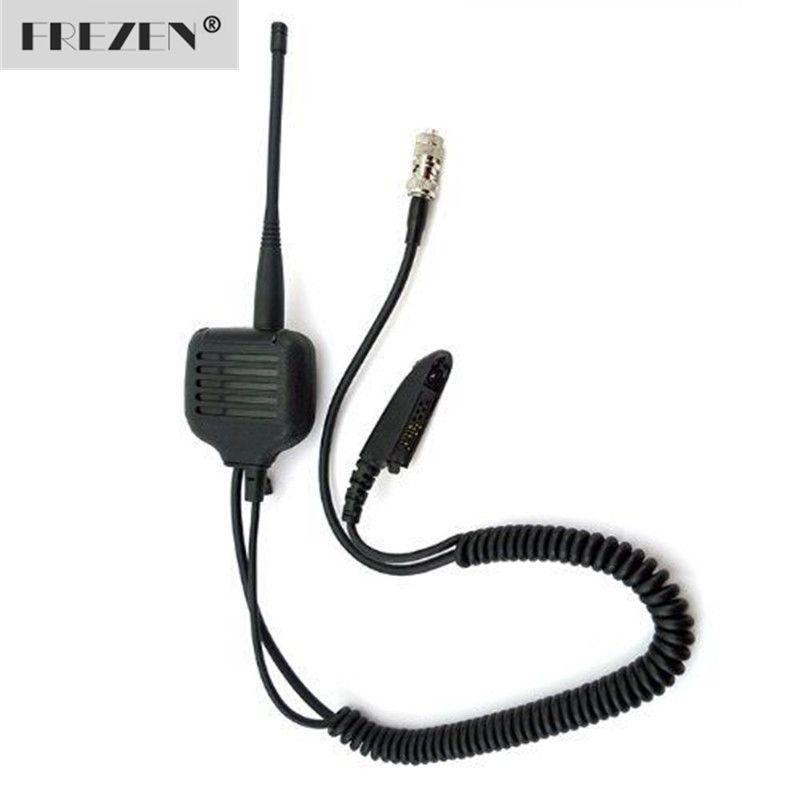 Micrófono de altavoz para Motorola radio GP328 GP340 GP360 GP380 con antena UHF/VHF