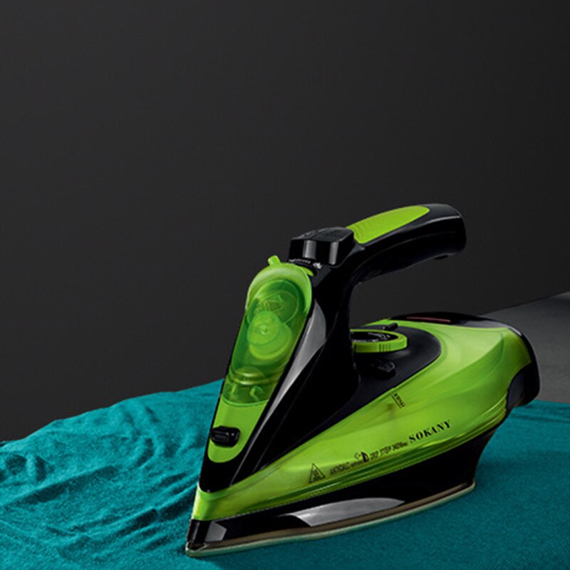 SOKANY 2400W/360Ml Steam Iron 5 Speed Adjust Cordless Charging Portable Clothes Ironing Steamer Portable Ceramic Soleplate EU Pl