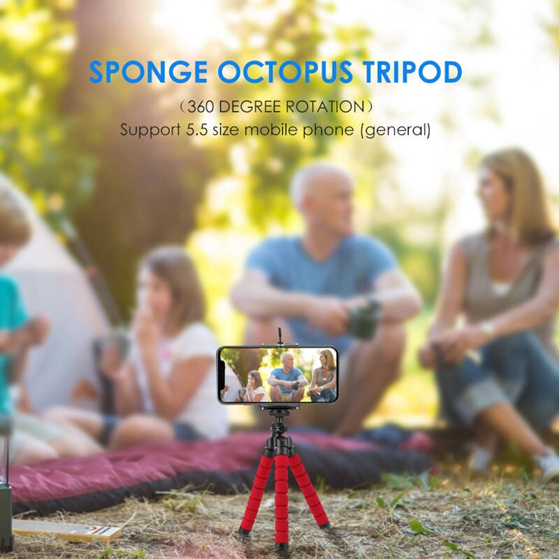 Octopus Statief Telefoon Houder Flexibele Stand Voor iPhone X 8 7 Mobiele Telefoon Houder Voor Samsung Galaxy S9 S8 Plus camera Stand