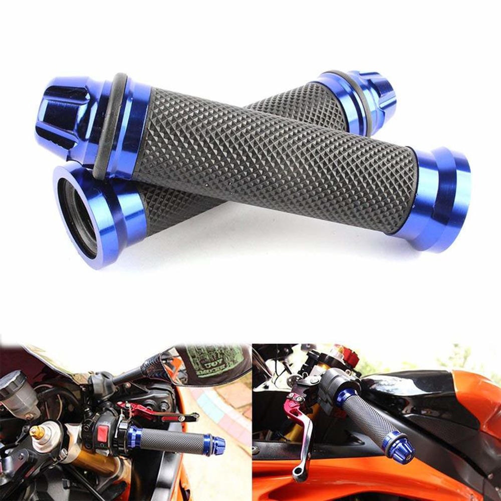 1 Pair of handle 22mm Motorcycle Modified Anti-slip Handlebar Hand Grips Rotatable
