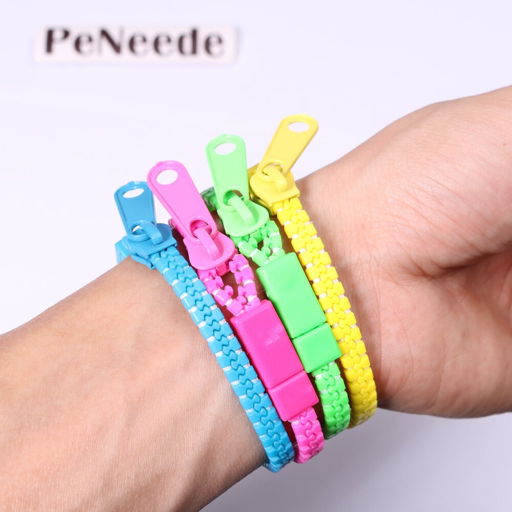 10 pcs Rits Armband Fidget Speelgoed Voor ADHD en Autisme Kids Kinderen Party Favor Zintuiglijke Speelgoed Pinata filler