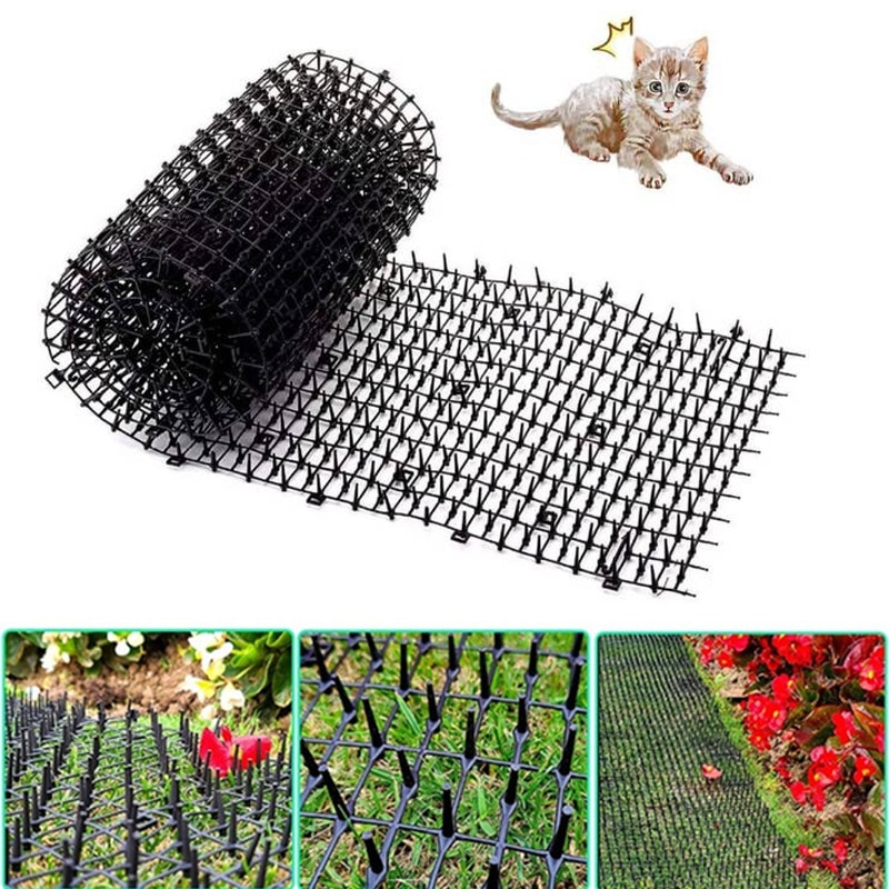 Tuin Anti-Kat Net Plastic Voorkomen Kat Doorn Mat Moestuin Plant Bescherming Mesh Multifunctionele Beschermende Netto 30*200Cm