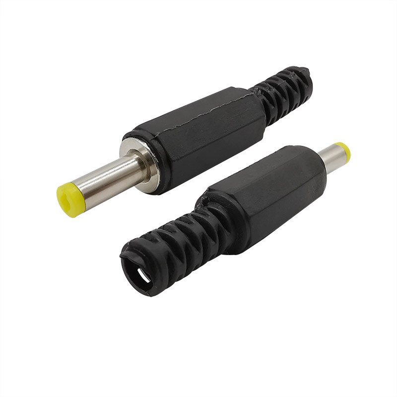5/10 stücke DC Strom Männlich 4,0mm x 1,7mm Lot Stecker Stecker 4,0x1,7mm DC Strom Männlich stecker Schwarz Gerade Lot Adapter