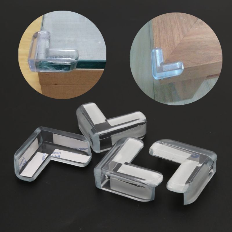 6M 20ft Baby Safety Table Desk Edge Transparent Edge Corner Protection Strip Baby Collision Proof Edge Guards Soft Softener Bump