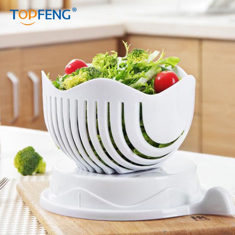Topfeng groentekom en saladeverwerkingsgereedschap