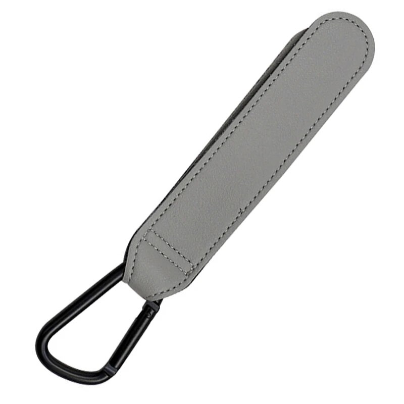 Kinderwagen Haken Baby Windel Tasche Haken Kinderwagen Organisieren PU Leder Einstellbare Kinderwagen Multi-funktion Haken Starke Lager: Schokolade