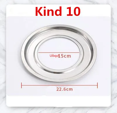 Soporte de hierro fundido para ollas y sartenes, estante para quemador, estufa de Gas, herramientas de cocina, accesorios de utensilios de cocina, protector de estufa: Borgoña
