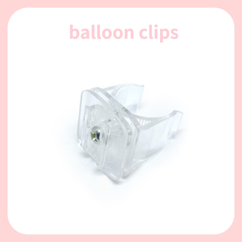 Dd 5 stk baggrundsstativ klip ballon guirlande forbindelse dekor klip gennemsigtig praktisk holdbar bryllup dekoration base klips