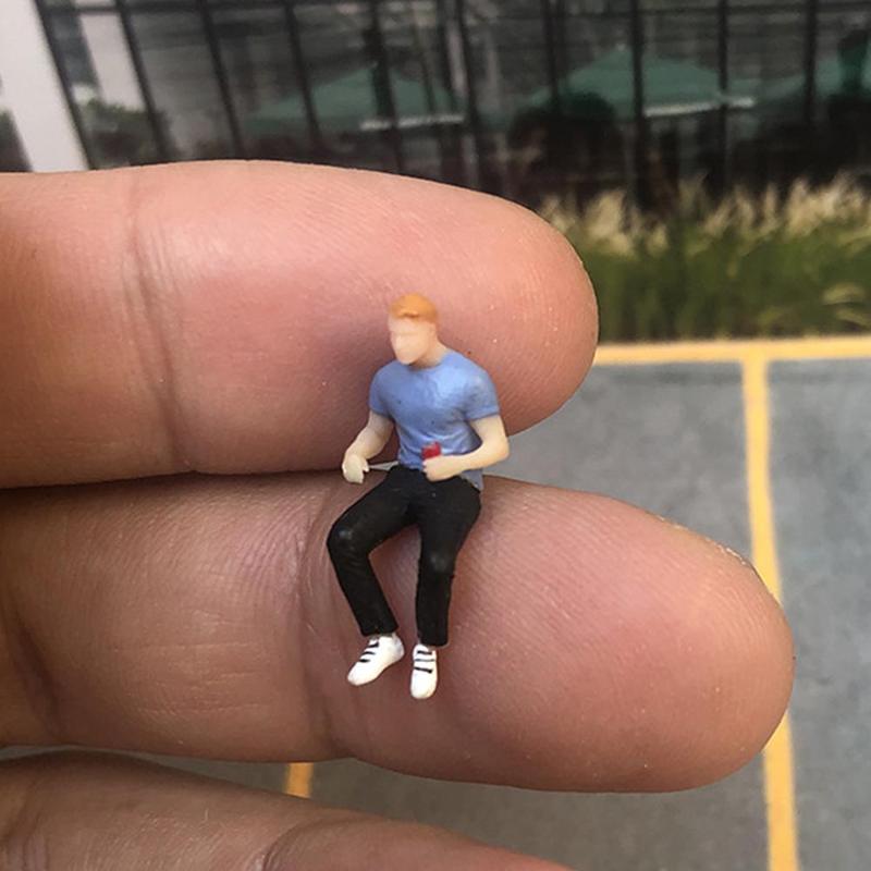 1:64 échelle chiffres personnage modèle Macro photographie poupée sable Table résine modèle jouets pour enfants