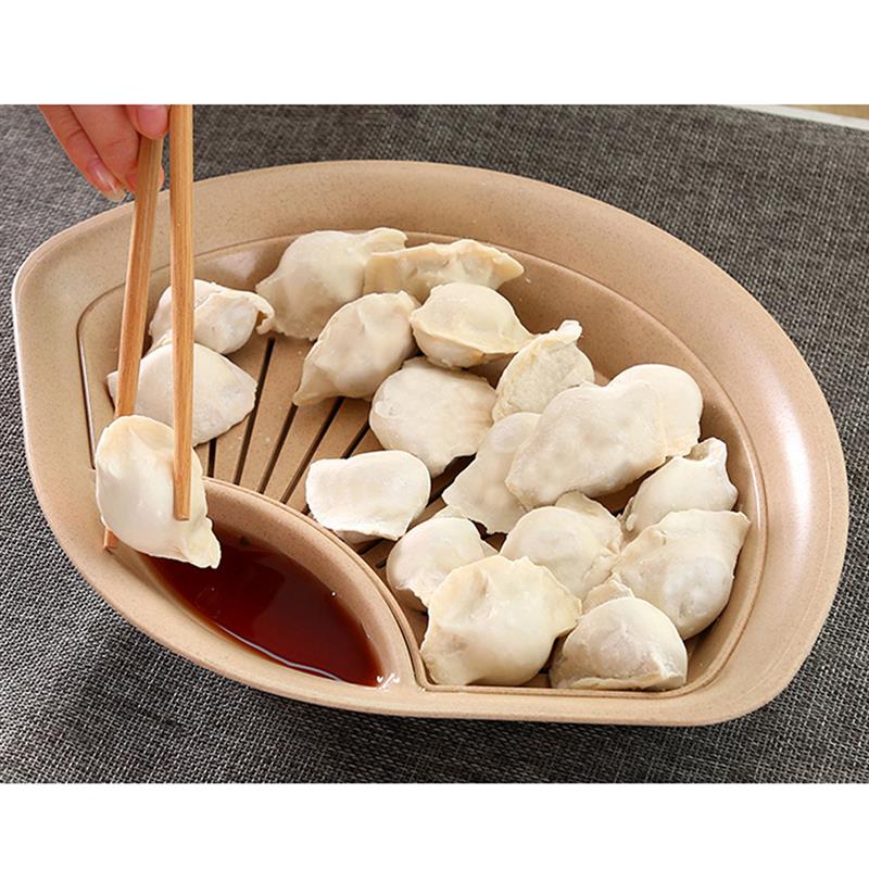 Talerz z tworzywa sztucznego samozasysający talerz kluski talerz na owoce z octem