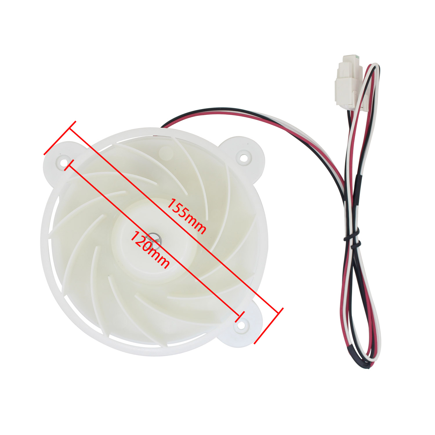 refrigerator fan motor for refrigerator Dedicated cooling fan frigidaire refrigerator fan parts 12V 2.5W