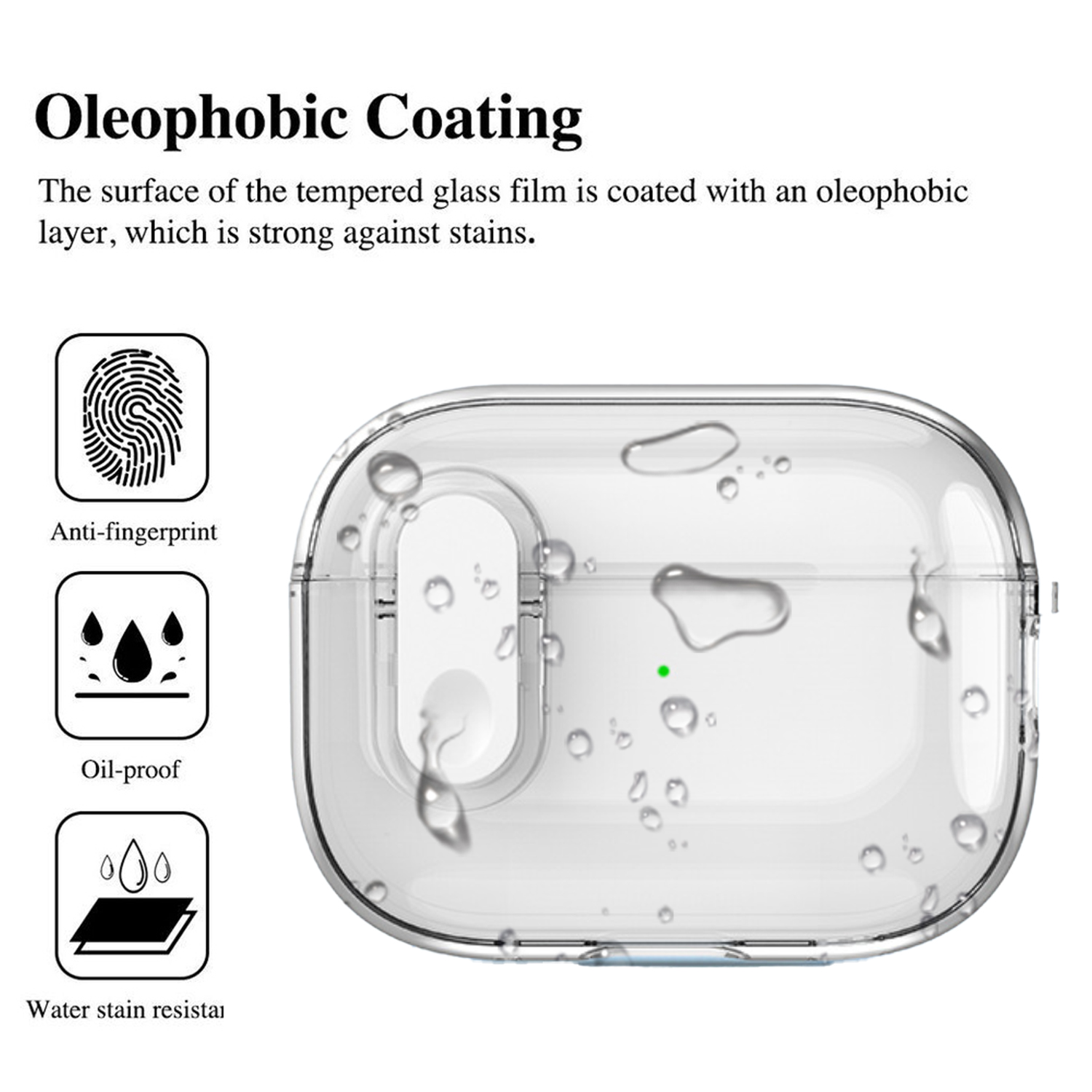 Funda transparente con cerradura de seguridad para Airpods 4 2024, funda suave de TPU antiamarilleo, carcasa protectora transparente para Apple AirPods 4th
